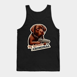 Criminal Labrador Tank Top